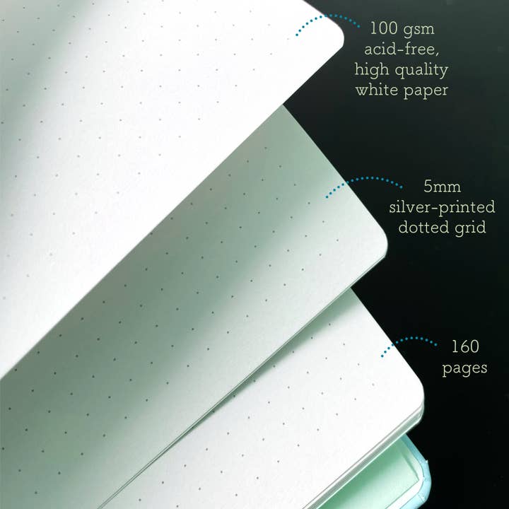 Mountparker - Wholesale Journal/Diary - Soft-touch Hardcover Dotted Notebook / Journal 100gsm paper11