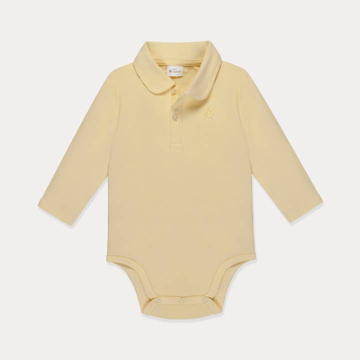 Mini Wardrobes - Wholesale Bodysuit (non-footed) – Baby - Baby Polo Shirt, Baby Polo Bodysuit, Cotton Long Sleeve2