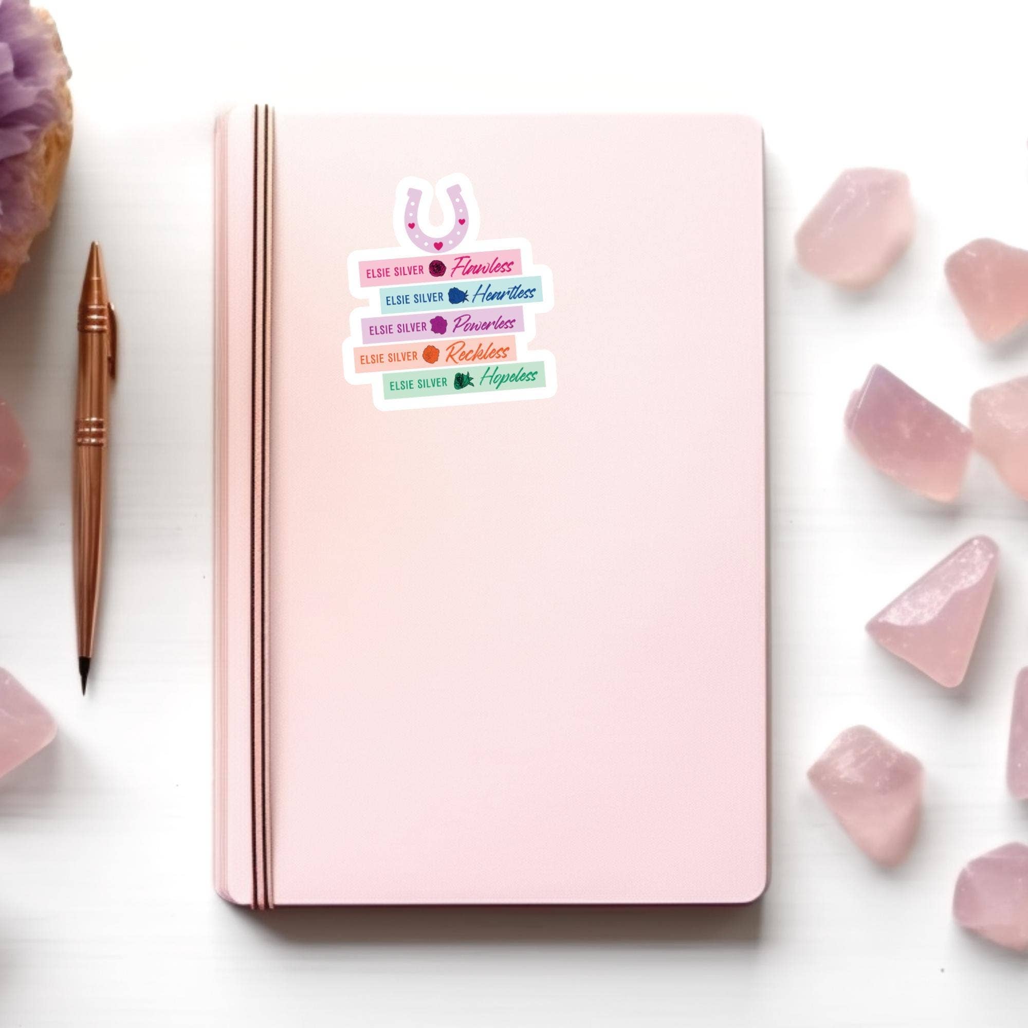 Chapter & Craft Studio - Wholesale Sticker - Elsie Silver Book Stack Sticker3