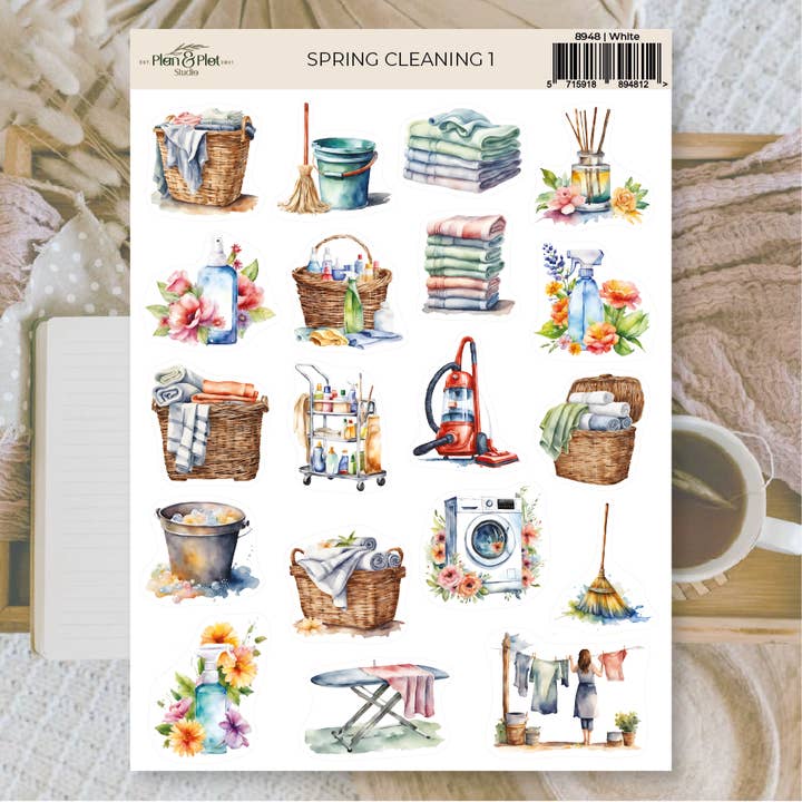 Plan & Plot Studio - Vente Autocollant - Nettoyage de printemps 1 | Autocollants1