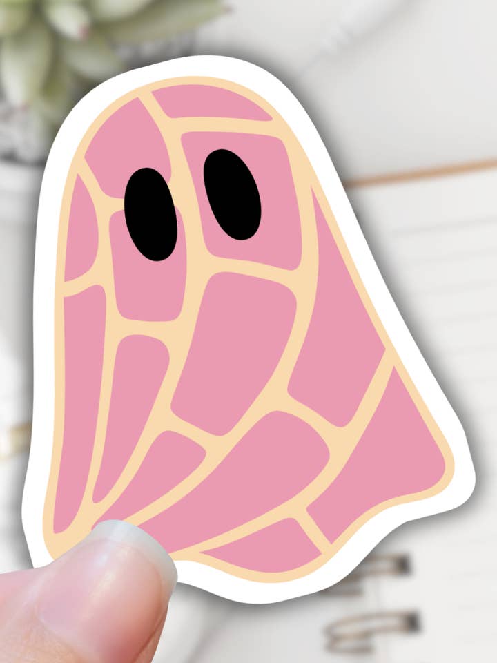 Pegatina latina, divertida hispana, calcomanías para portátil, fantasma concha para venta al por mayor de Lalatina Shop