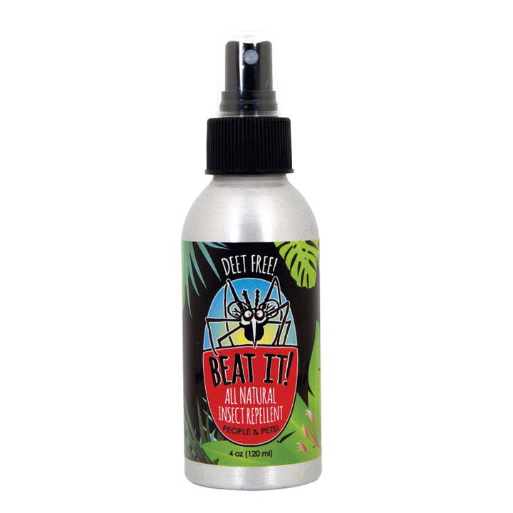 Beat It! All Natural Insect Repellent- 4oz. for wholesale by Jade & Pearl