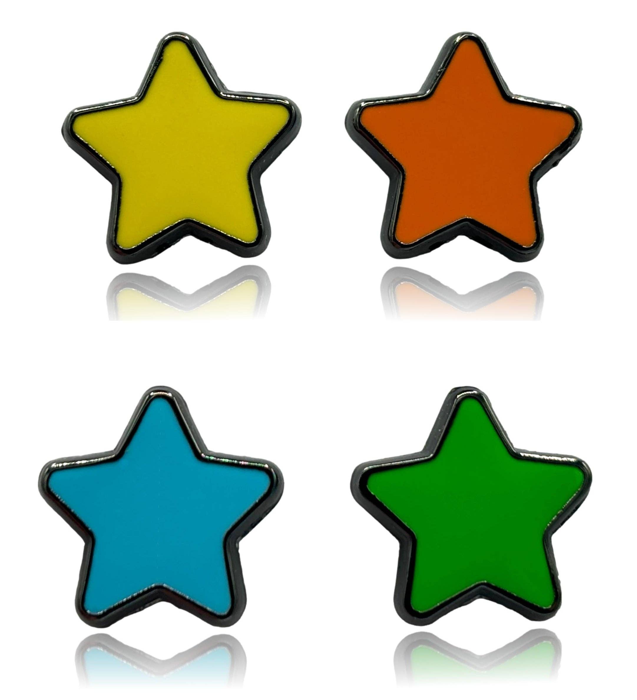 Mini Stars Set of 4 Filler Enamel Pins for wholesale on Faire