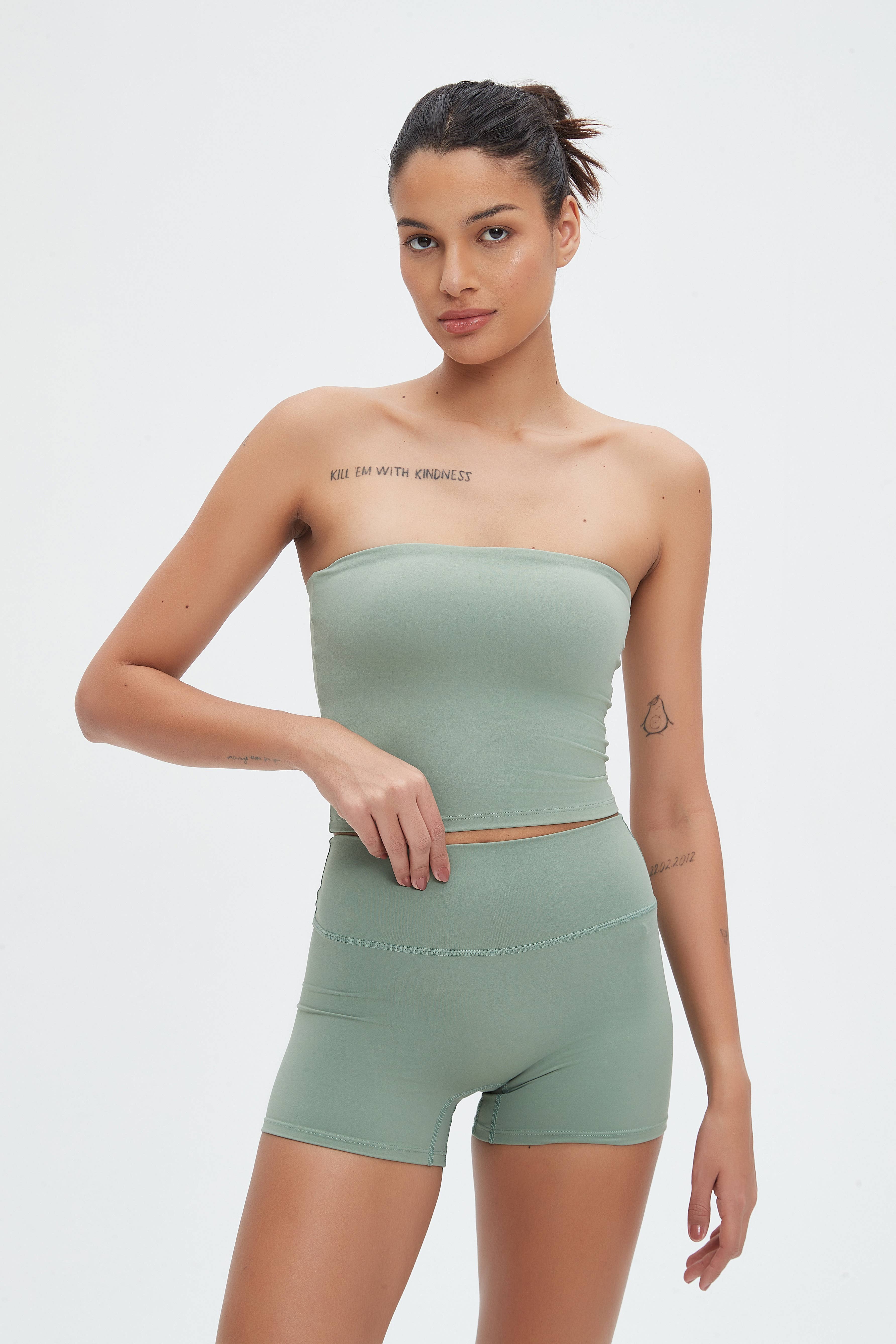 Mantra Active - Wholesale Athletic Shorts - Women's - Nikki SoftBalance™ High-Waisted Active Shorts7