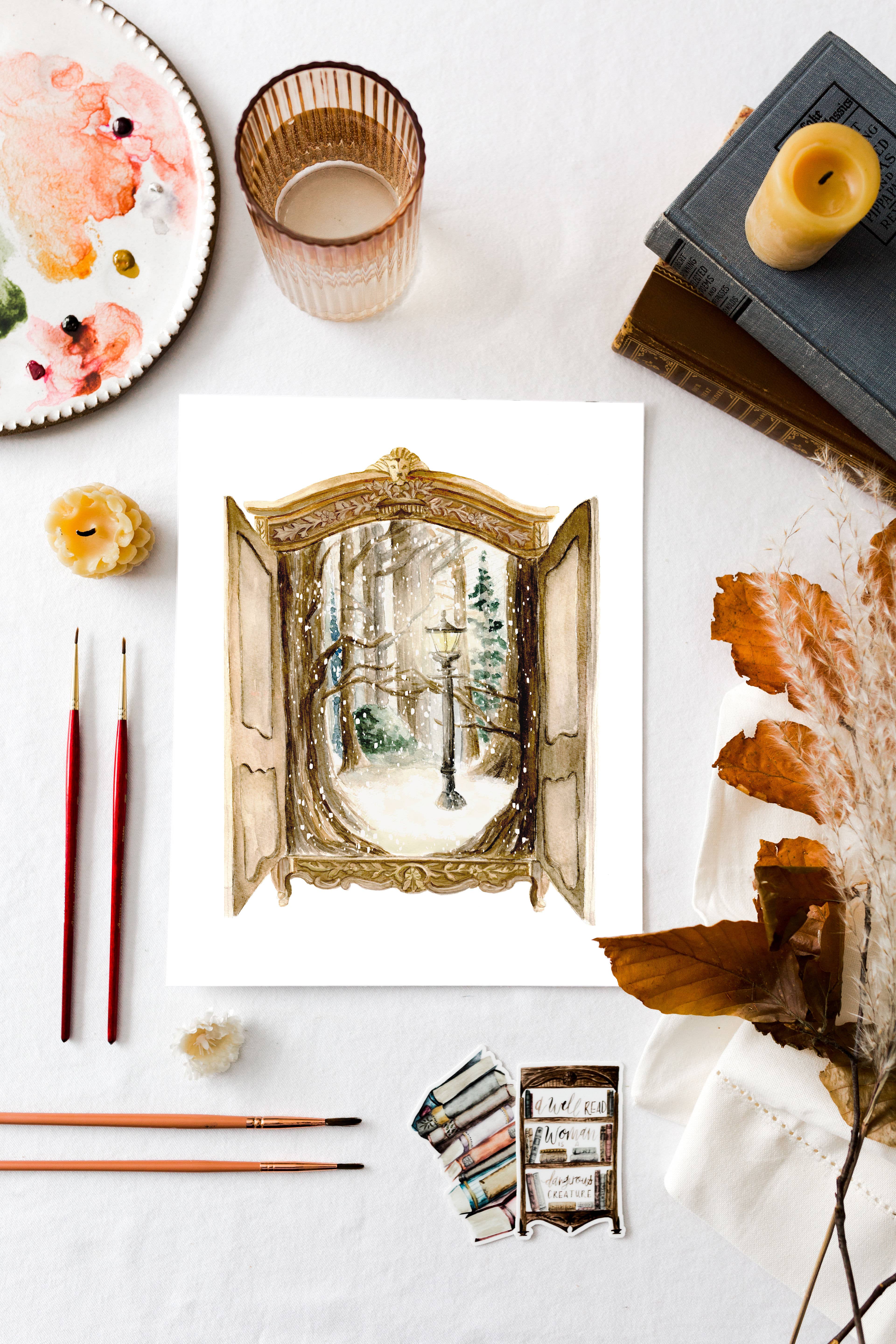 Fox and Wild - Vente Affiche d'art - Imprimé magique pour garde-robe6