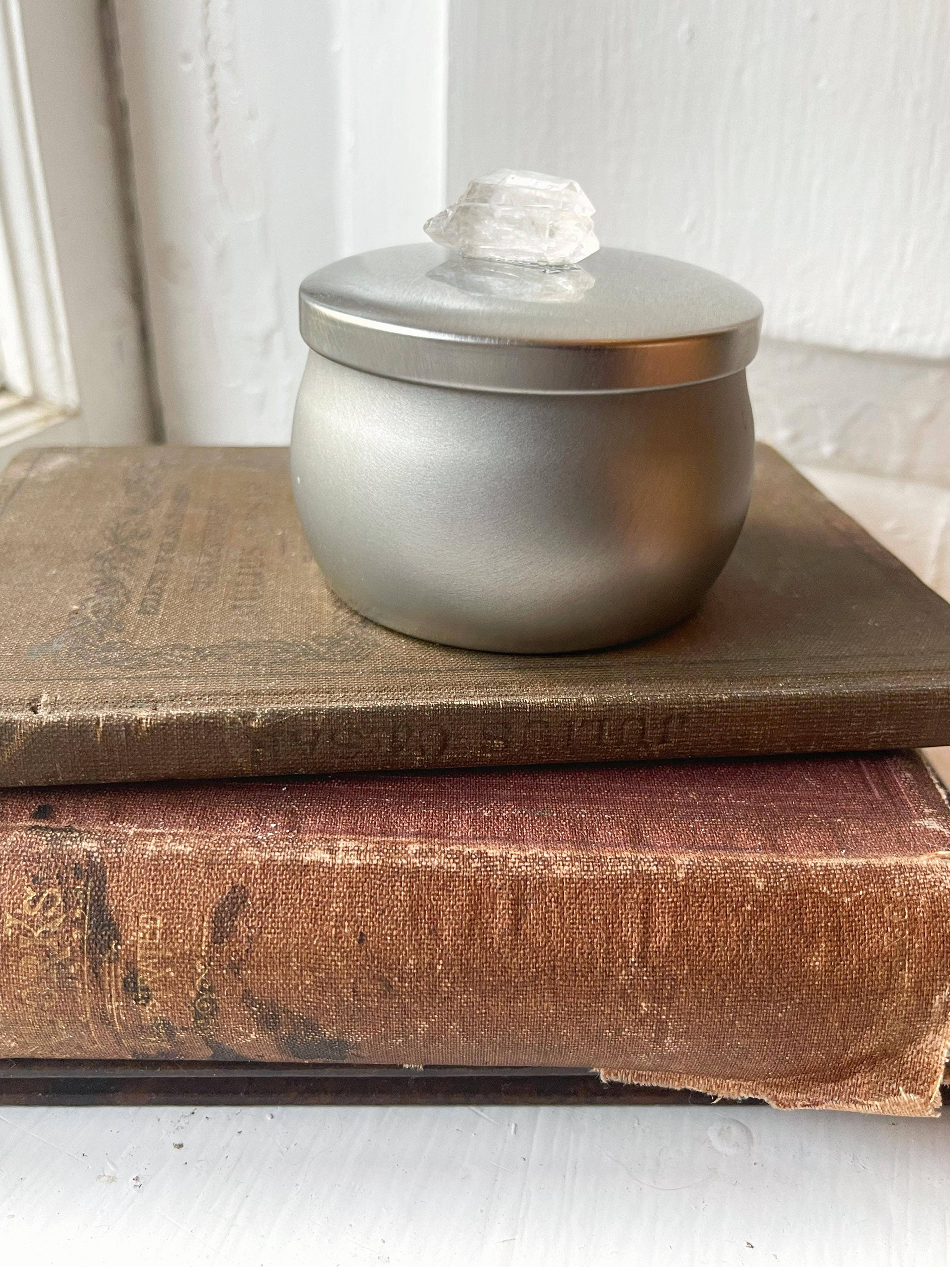 Rage Gems & Jewelry – Engroshandel Glaslys – Crystal Quartz & Kaffe Lys og Stash Jar1