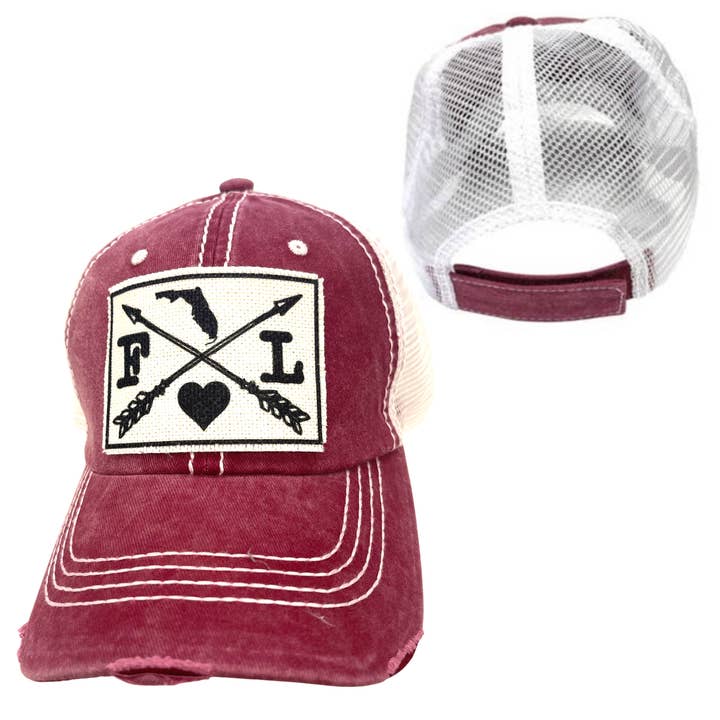 FLORIDA ARROWS UNISEX HATS for wholesale by dkhandmade