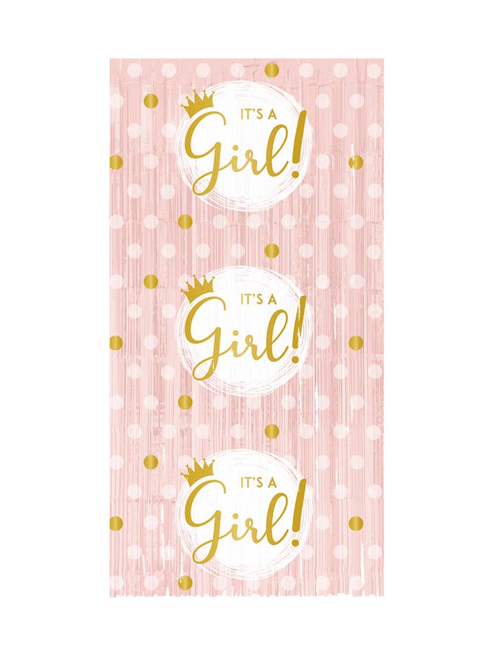 Party Curtain - It's a girl for wholesale by PD Party