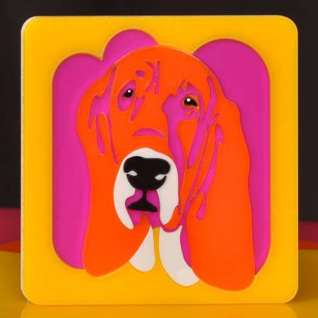 Pop Basset Hound Tisch für den Großhandel von plexifolies