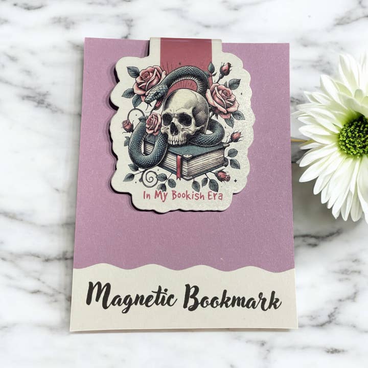 Geïllustreerd In Mijn Boekenwurm Tijdperk Magnetische bladwijzer voor wholesale door simply creative