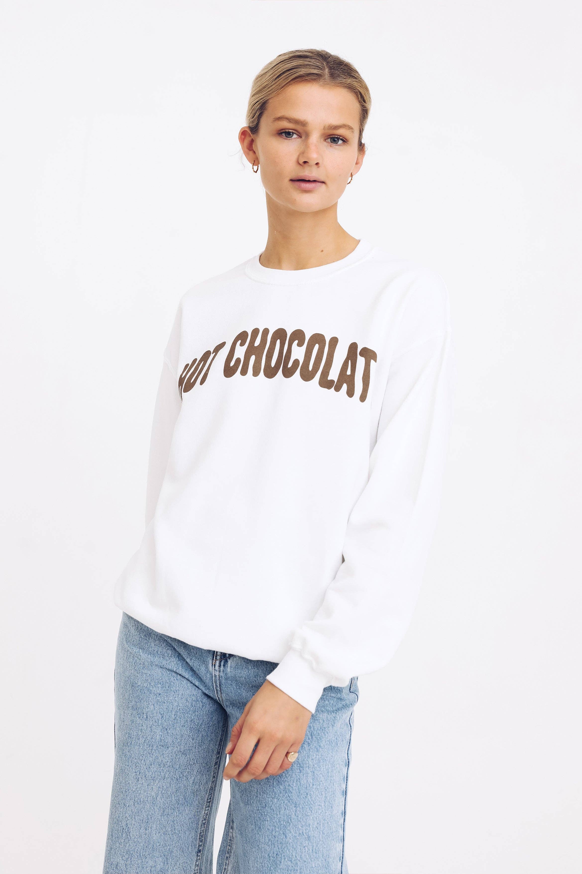 Limpet Store - Wholesale Graphic Sweatshirt - Women's - The Hot Chocolate Oversized Sweatshirt1