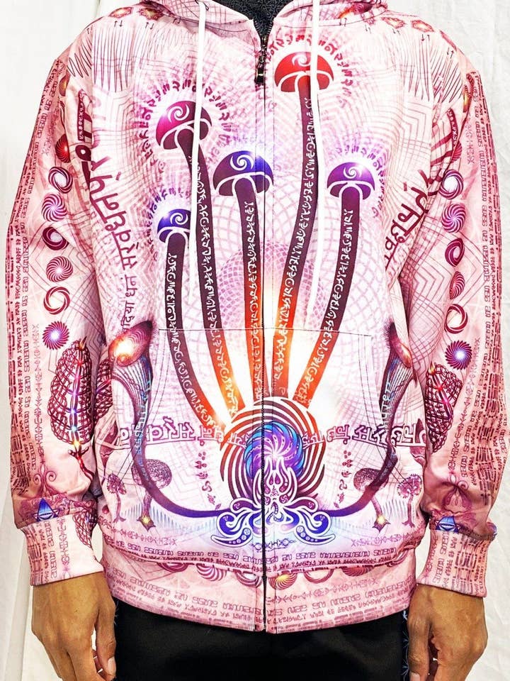 Hakan Hisim - Dreamtime Physics - Zip Up Hoodie - Limited Ed for wholesale by The Headspace