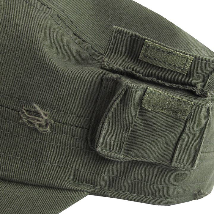 KBETHOS - Wholesale Baseball Cap - Unisex - Distressed Army Cadet (Fitted)28
