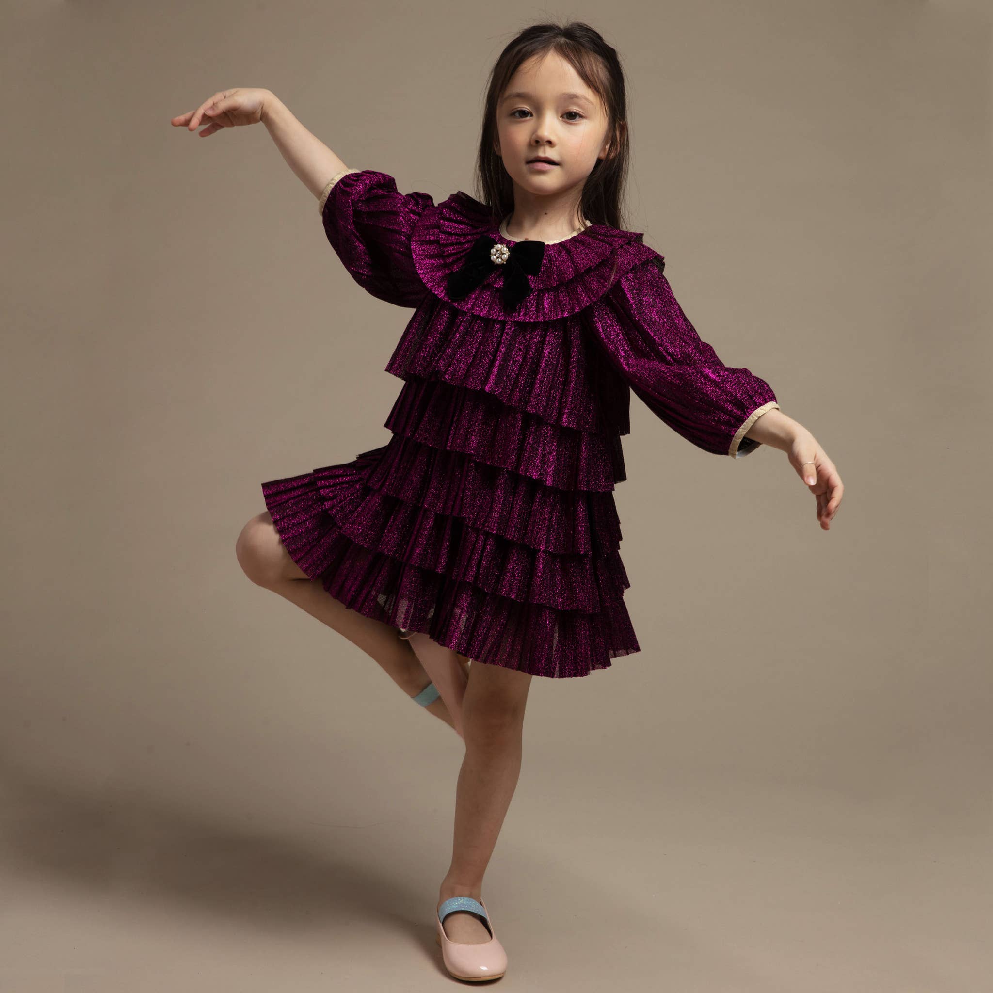 Petite Hailey – Großhandel Kleid – Kinder – Mehrlagiges Kleid28