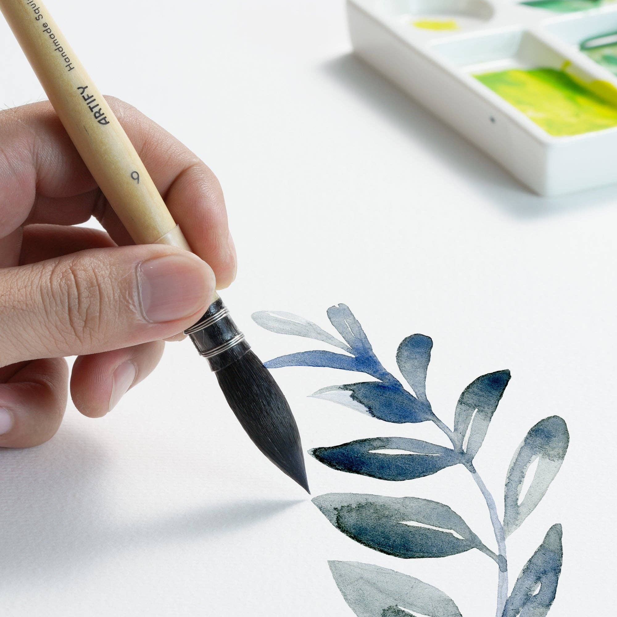 Artify - Wholesale Paint/Wax Brush - ARTIFY Professional Squirrel Hair Watercolor Brushes14