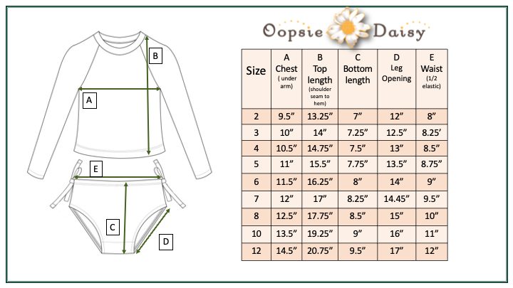 Oopsie Daisy - Wholesale Rashguard - Kids - Kids Pastel Star Fish Long Sleeve Ruffle Rash Guard Swimsuit6