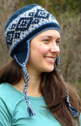Ganesh Himal Trading - Wholesale Beanie - Women's - Wool Knit Earflap Hat, fleece lined2