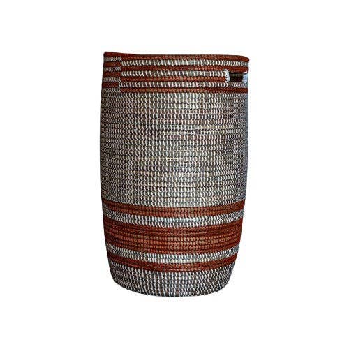 Orange/hvid åben kurv for engroshandel hos Maisie Grace Designs