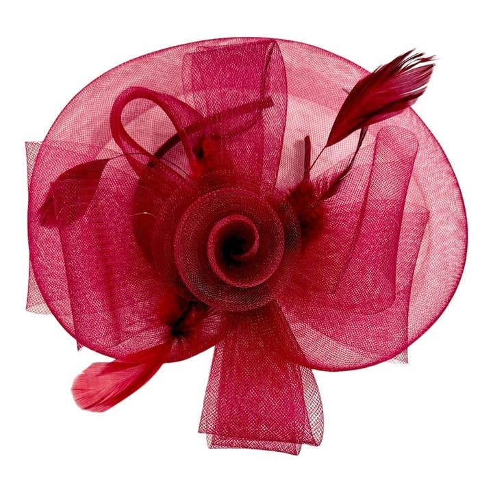 TAPA fashion - Wholesale Fascinator Hat - Women's - Kentucky Derby & Tea Party Flower Feather Hat FF805 (3PC)7