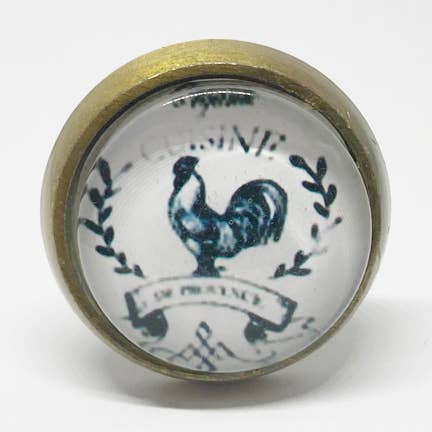 Pomello in Ferro e Vetro "Farm" per la vendita all'ingrosso da parte di The Cherry in the cake