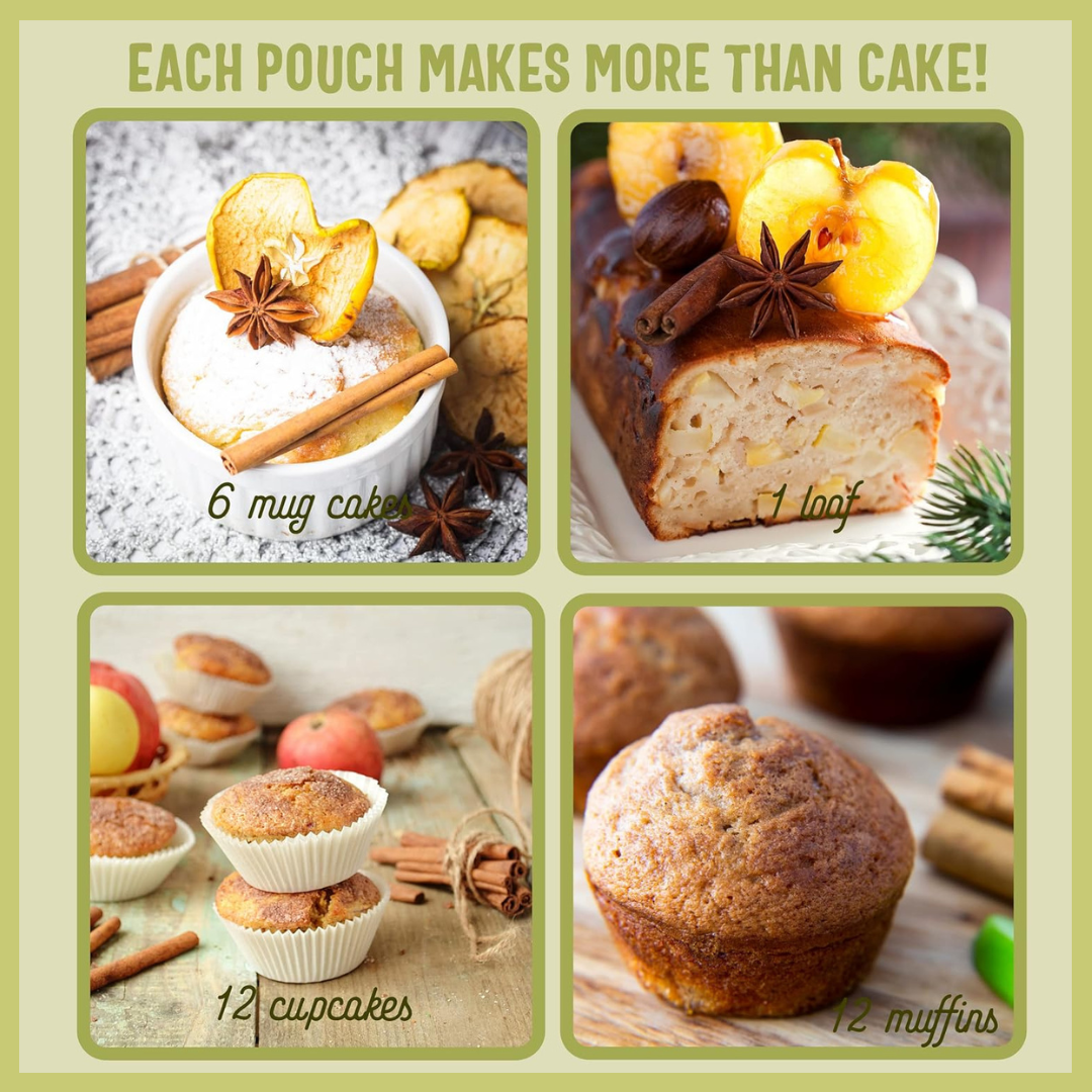 Sweet Logic – wholesale Muffin mix – Apple Cinnamon Easy Bake Mix -  Keto, All-Natural, No-Sugar6