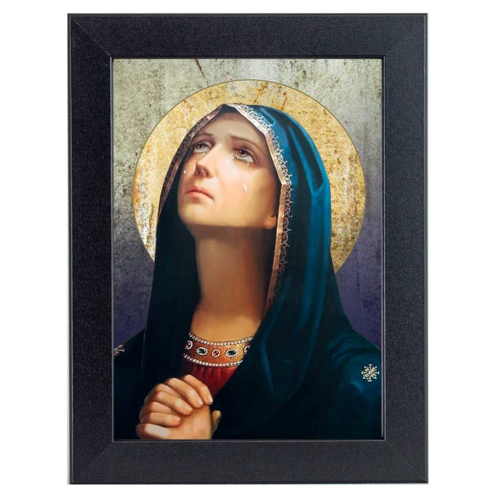 Art encadré Notre-Dame des Douleurs Mini Vinyle 8,25" pour la vente par Oremus Mercy