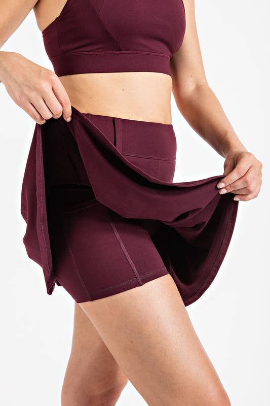 Sunday Morning – Engroshandel Skørt - Dame – S157037 Butter Soft plisseret golfskort3