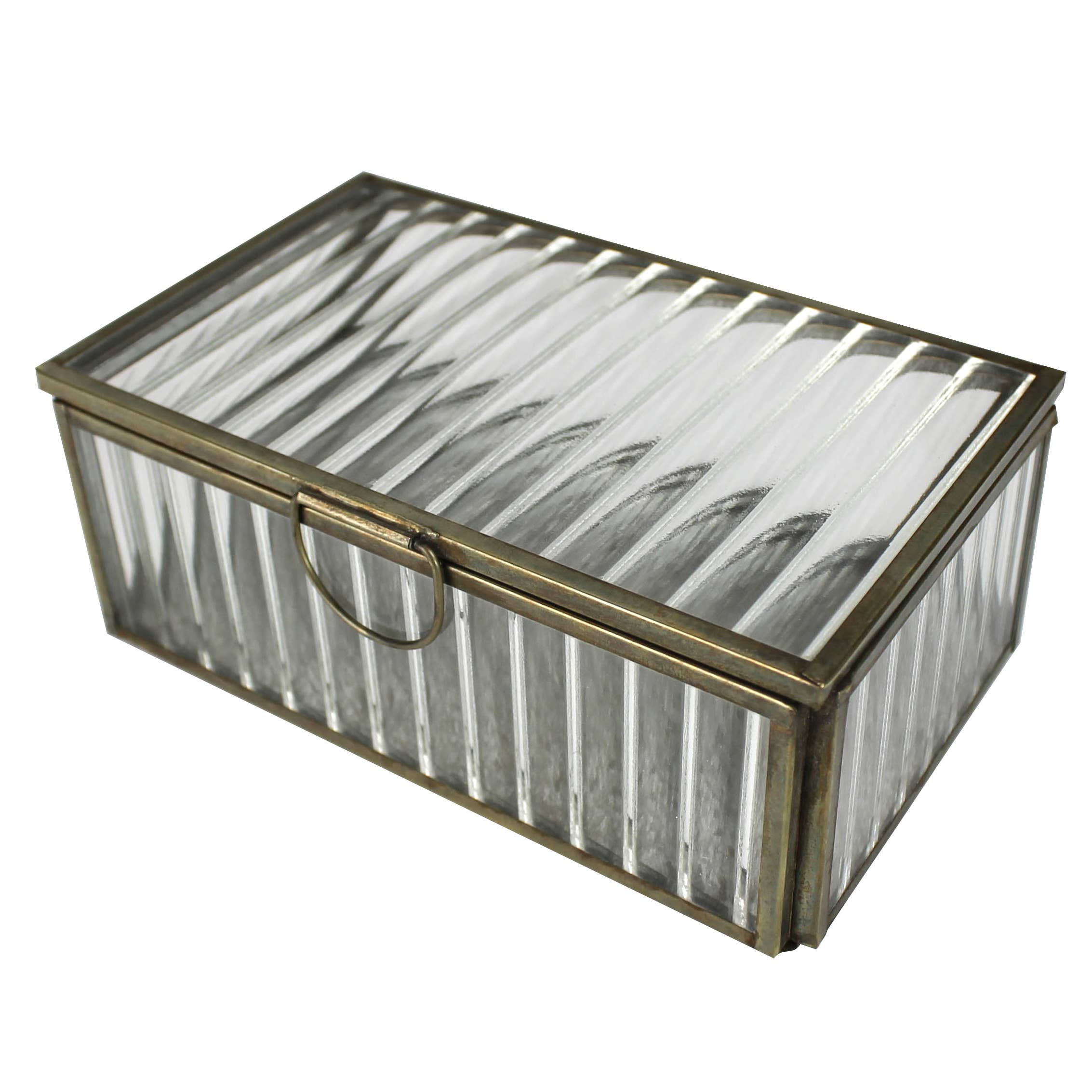 HomArt - Wholesale Decorative Box - Beacon Glass Box - Rect0