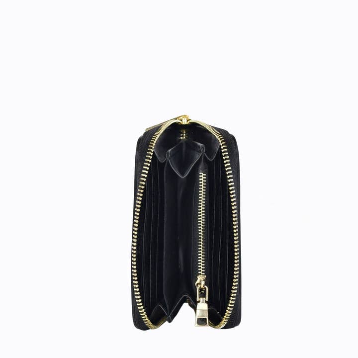 Prestige Milano - Wholesale Wallet - Unisex - Piccolo portafoglio in pelle Togo nera2