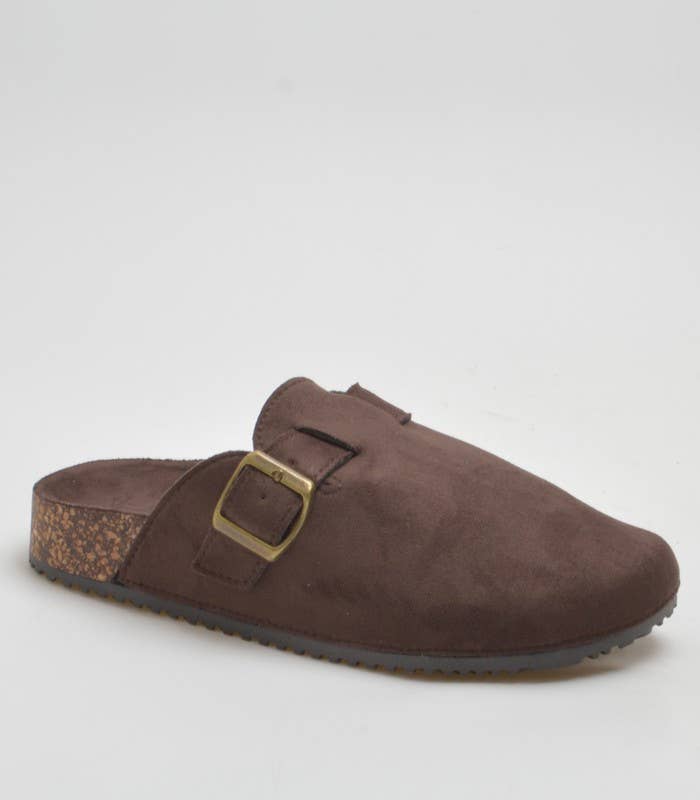 SWEET MAGIC SHOES & BAGS - Wholesale Slippers - Women's - SUEDE CLOGS WITH RUBBER SOLE3