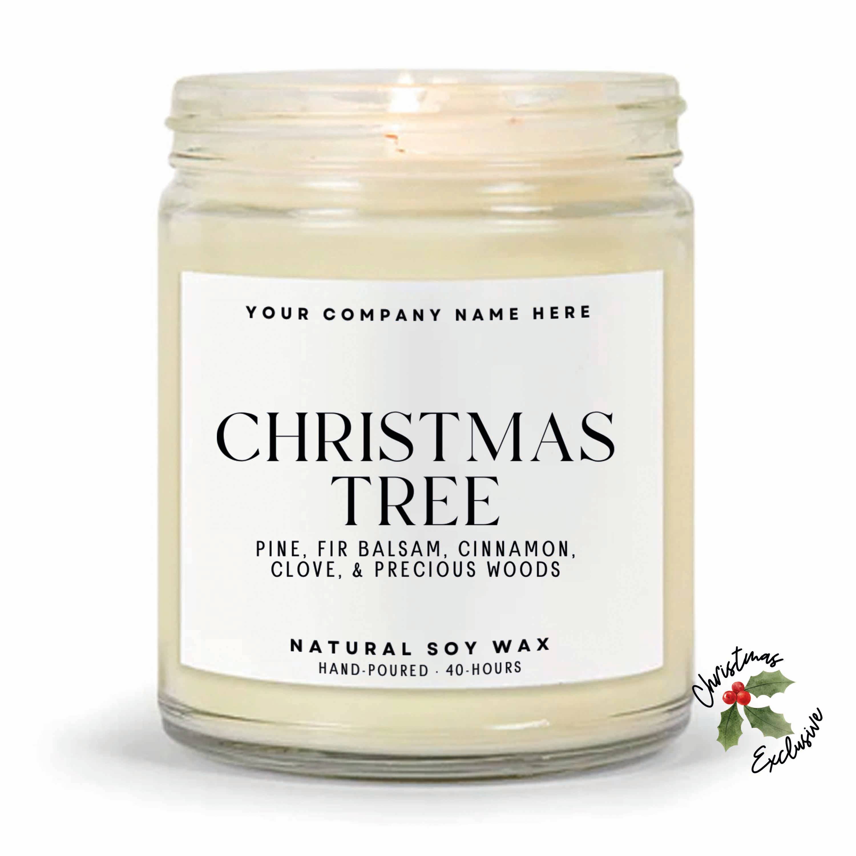 Candle Drop - Wholesale Jar/Filled Candle - Label Style 1 | Wholesale White Label Soy Candle | Clear Jar6