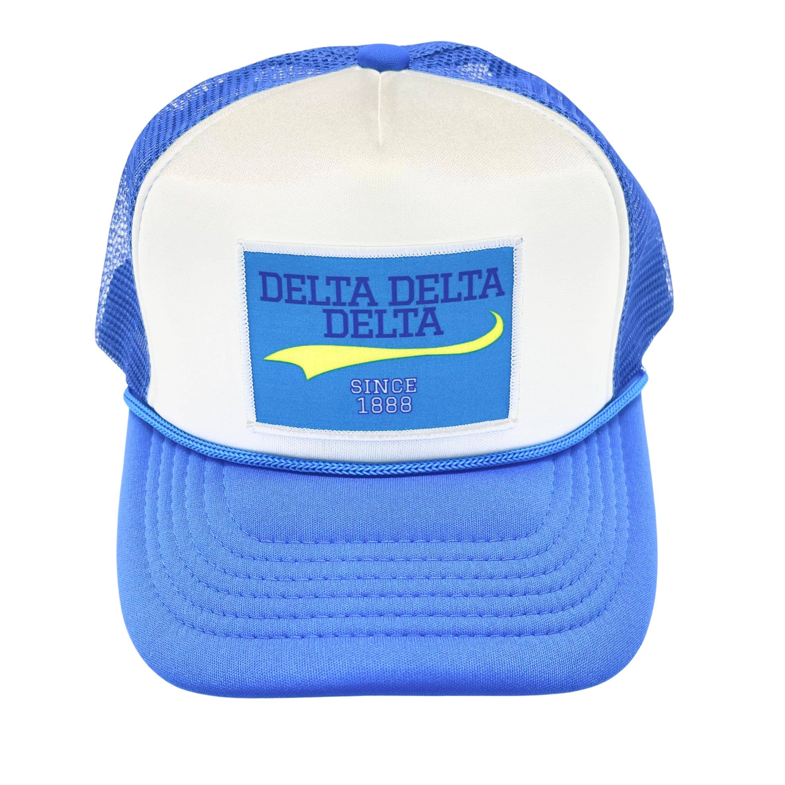 Sarahndipity Shop - Wholesale Trucker Hat - Women's - Sorority Trucker Hat w/ Patch - Collegiate Design12