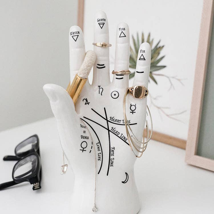 Kikkerland Design Inc - Wholesale Jewelry Stand & Display - Palm Reader Jewelry Stand2