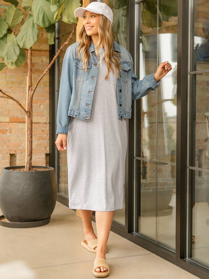 Inherit Clothing Company – Großhandel Kleid – Damen – Finley T-shirt Midikleid9