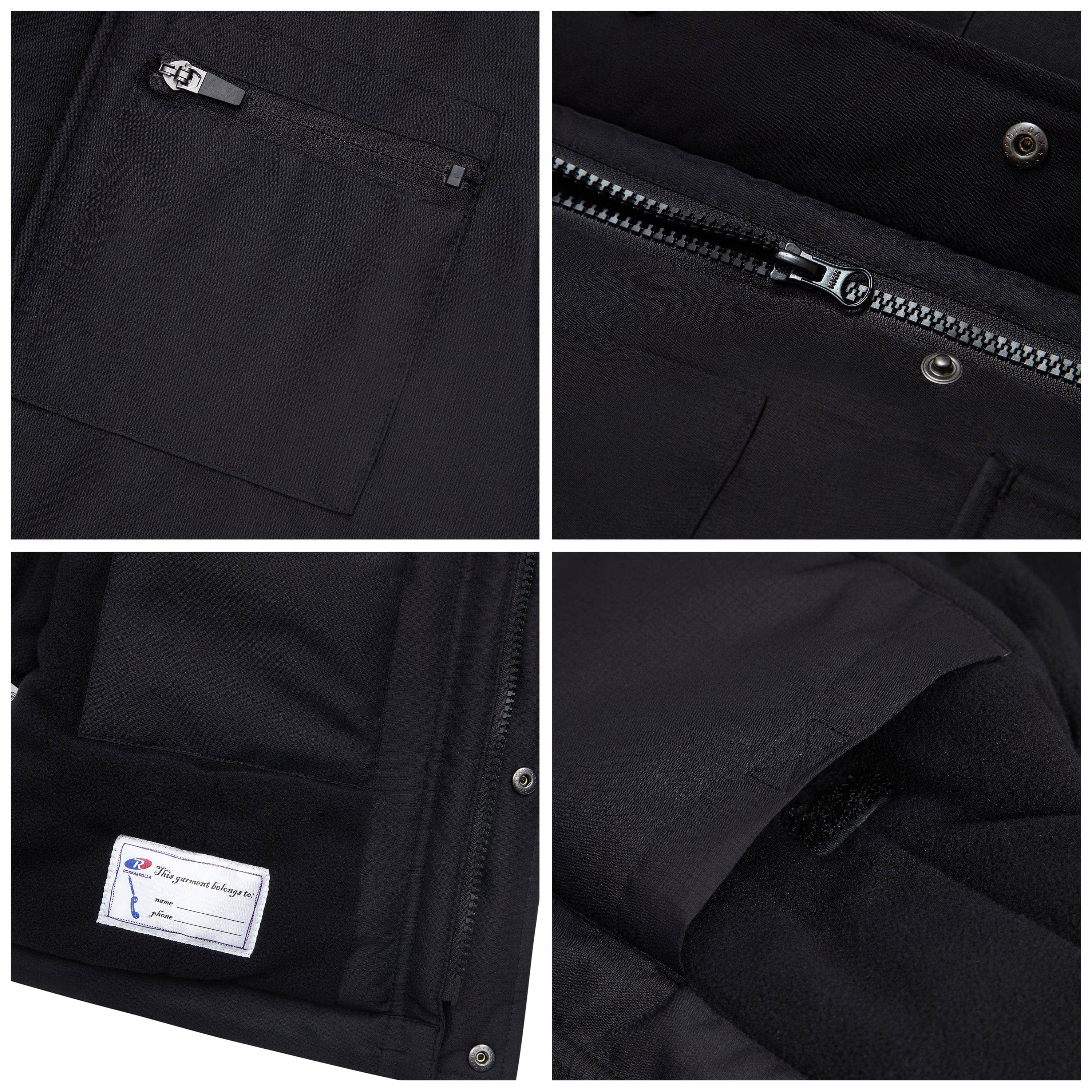 Rokka & Rolla - Wholesale Parka - Kids - Boys' Ripstop Parka Jacket Fleece Lined Winter Coat9