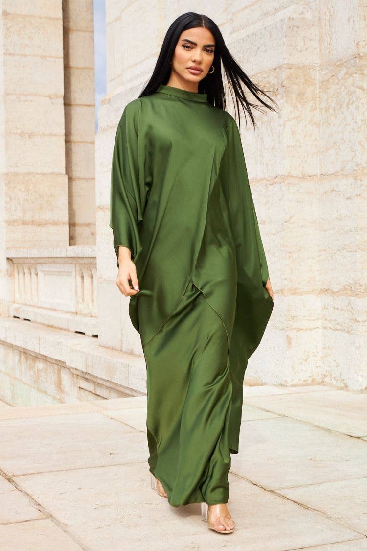 De La Creme Fashions – Conjunto de top e saia - Mulher por atacado – Conjunto feminino Abaya com saia - SURAYYA12