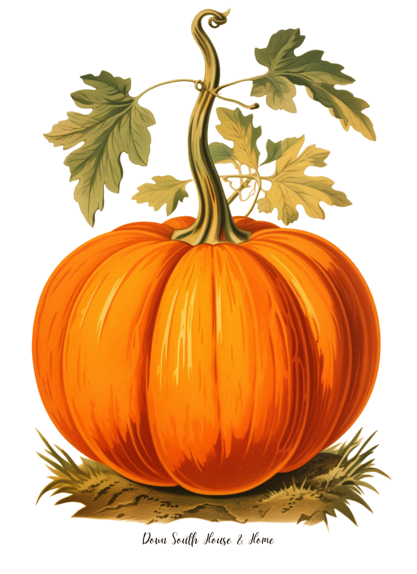 Down South House & Home - Wholesale Tea Towel - The Great Big Pumpkin Tea Towel1