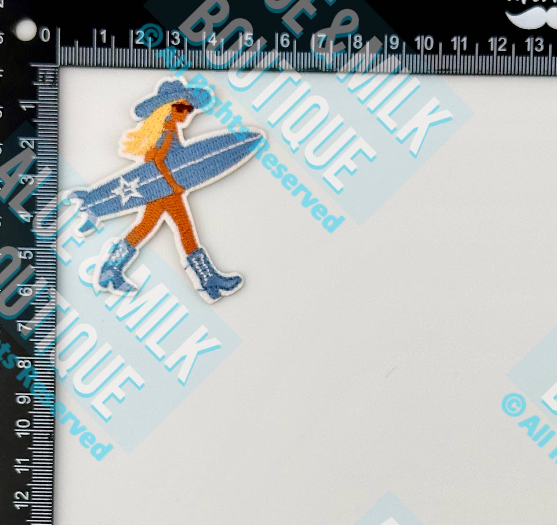 Aloe and Milk Boutique - Wholesale Patch - Surf Girl Patch, Coastal Cowgirl, surfing, beach patches4