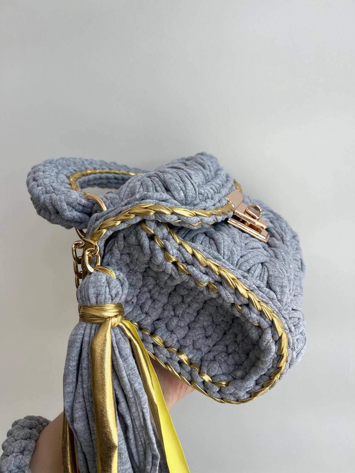 CHQEL - Vente Pochette – femme - Pochette de soirée CHQEL pour femmes, sac à main au crochet 3