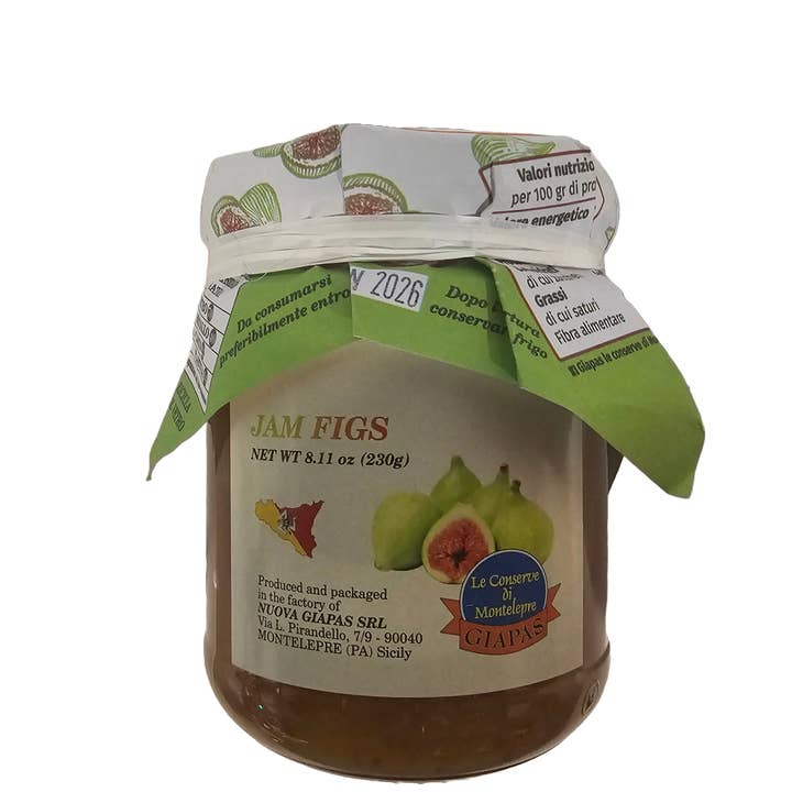 Sapori Di Sicilia Imports - Wholesale Jam/Jelly - Le Conserve Di Montelepre Giapas Sicilian Fig Jam "Confettura di Fichi"
