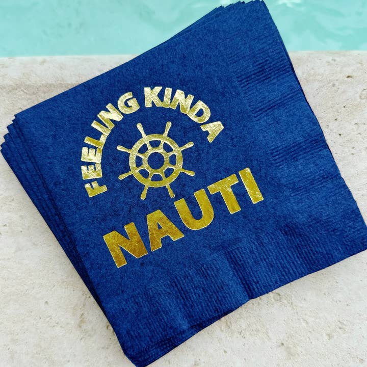 Feeling Kinda Nauti Napkins for wholesale by Suburban Soiree