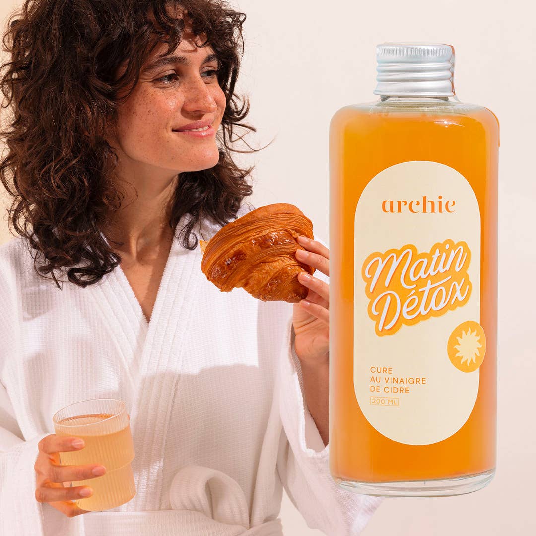 archie - Wholesale Oral Supplement/Vitamin - Cure Matin Detox 200ML - Vinaigre de Cidre & épices - Archie