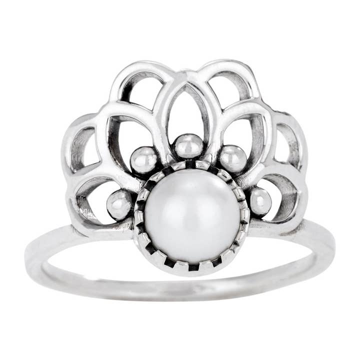 Tiger Mountain Jewelry - Wholesale Cocktail/Statement Ring - White Lotus Ring