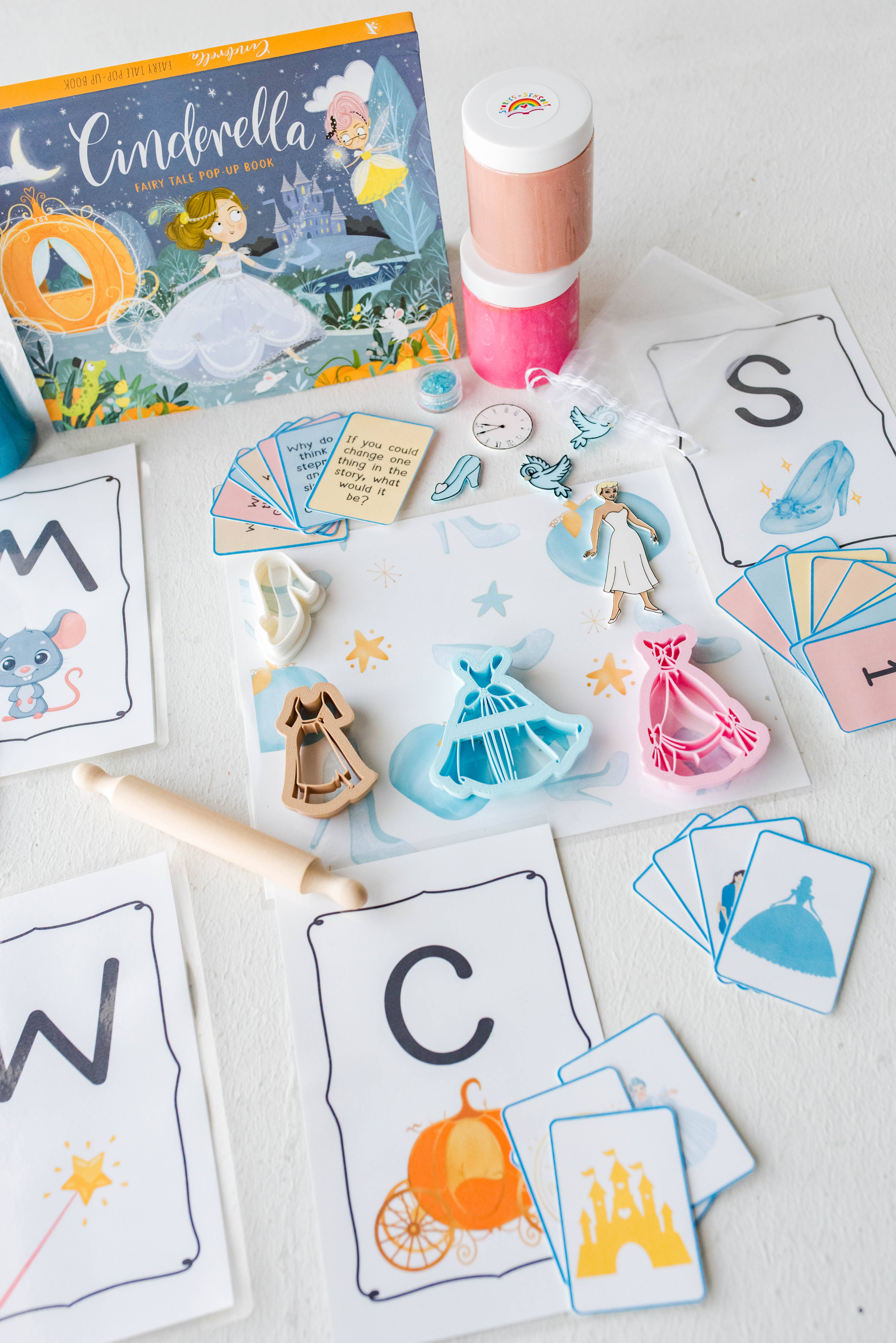 Stories in Sensory - Vente Livre pour enfants de maternelle (de 3 à 5 ans) - Livre Pop-Up Cendrillon3