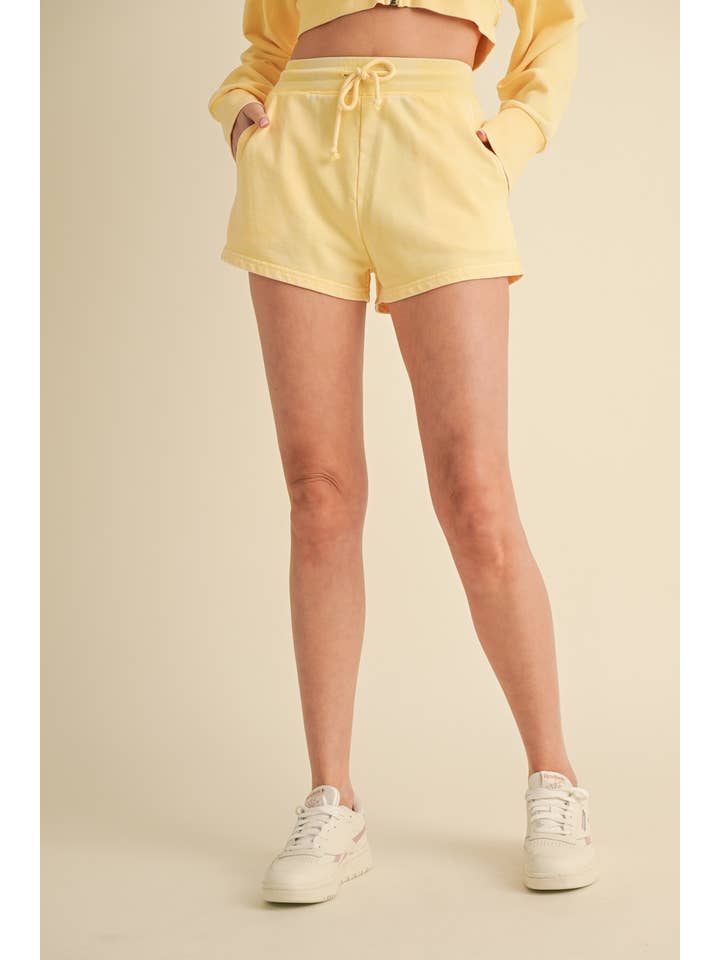 KIMBERLY C - Wholesale Korte broeken - Dames - Mineral Wash Shorts