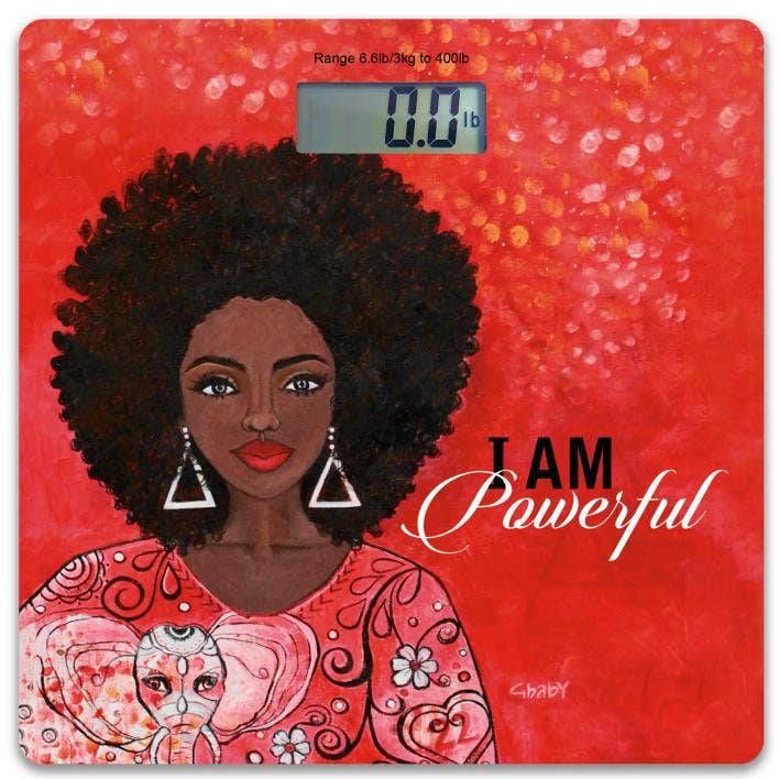 Pèse-personne numérique I Am Powerful pour la vente par Shades of Color, LLC
