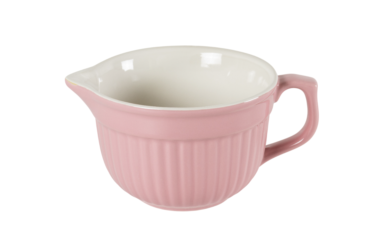 Isabelle Rose - Wholesale Mixing Bowl - Pink batter bowl stripes 18 cm Isabelle Rose0