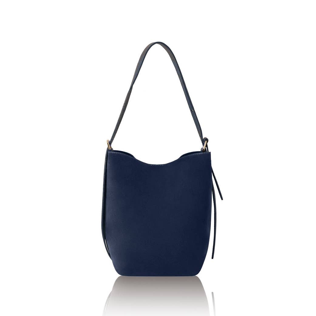 MONTTE DI JINNE – Engroshandel Skuldertaske – til kvinder – Italiensk ægte læder skuldertaske i minimalistisk ruskind9