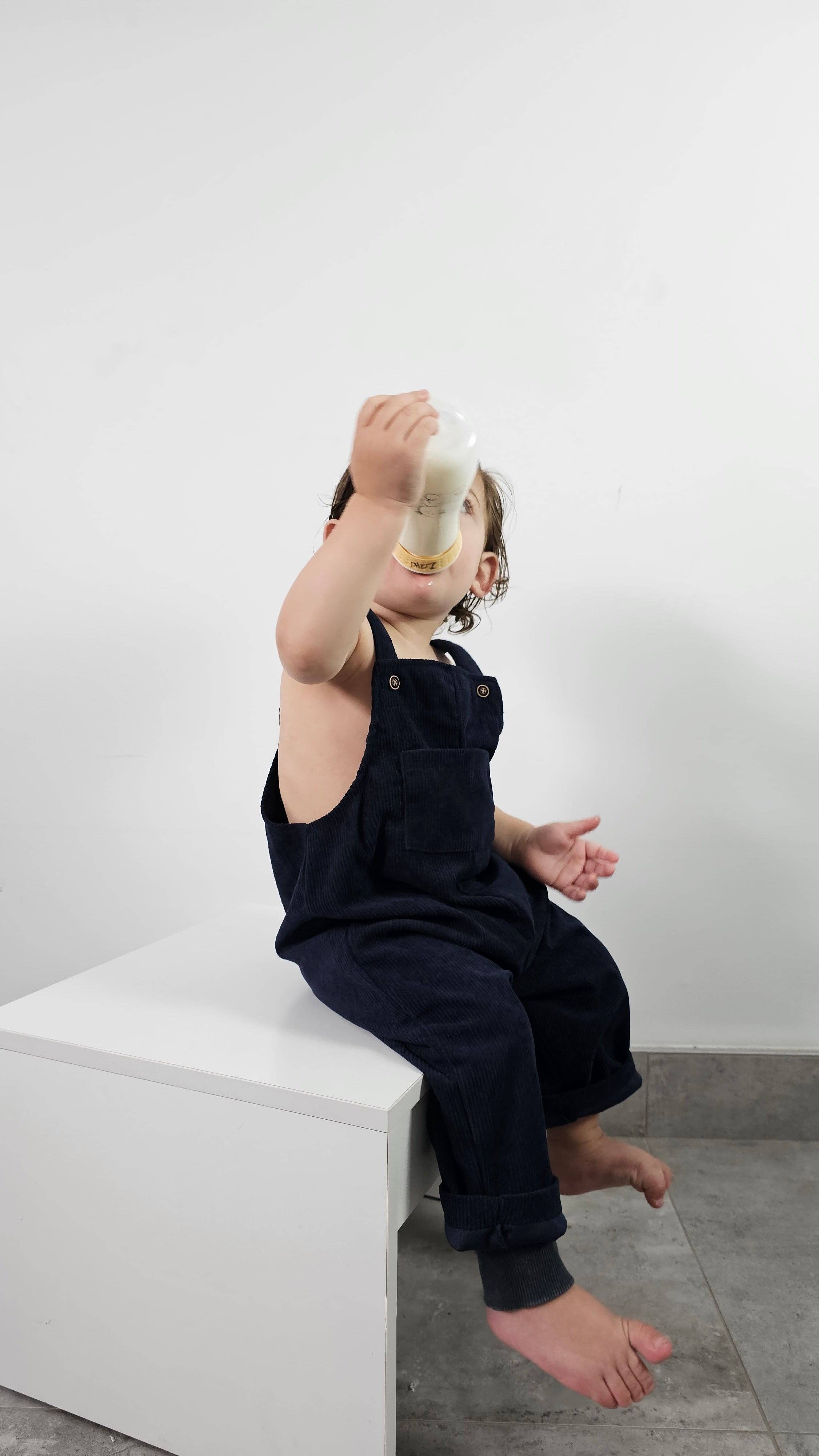 Next Generation clothing - Wholesale Overalls - Kids - Cord Overalls - navy1