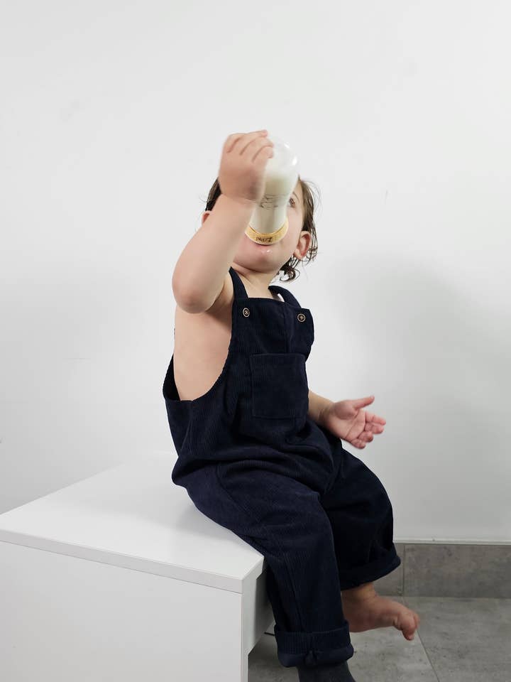 Next Generation clothing - Wholesale Overalls - Kids - Cord Overalls - navy1